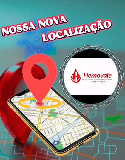 Hemovale em novo endereço